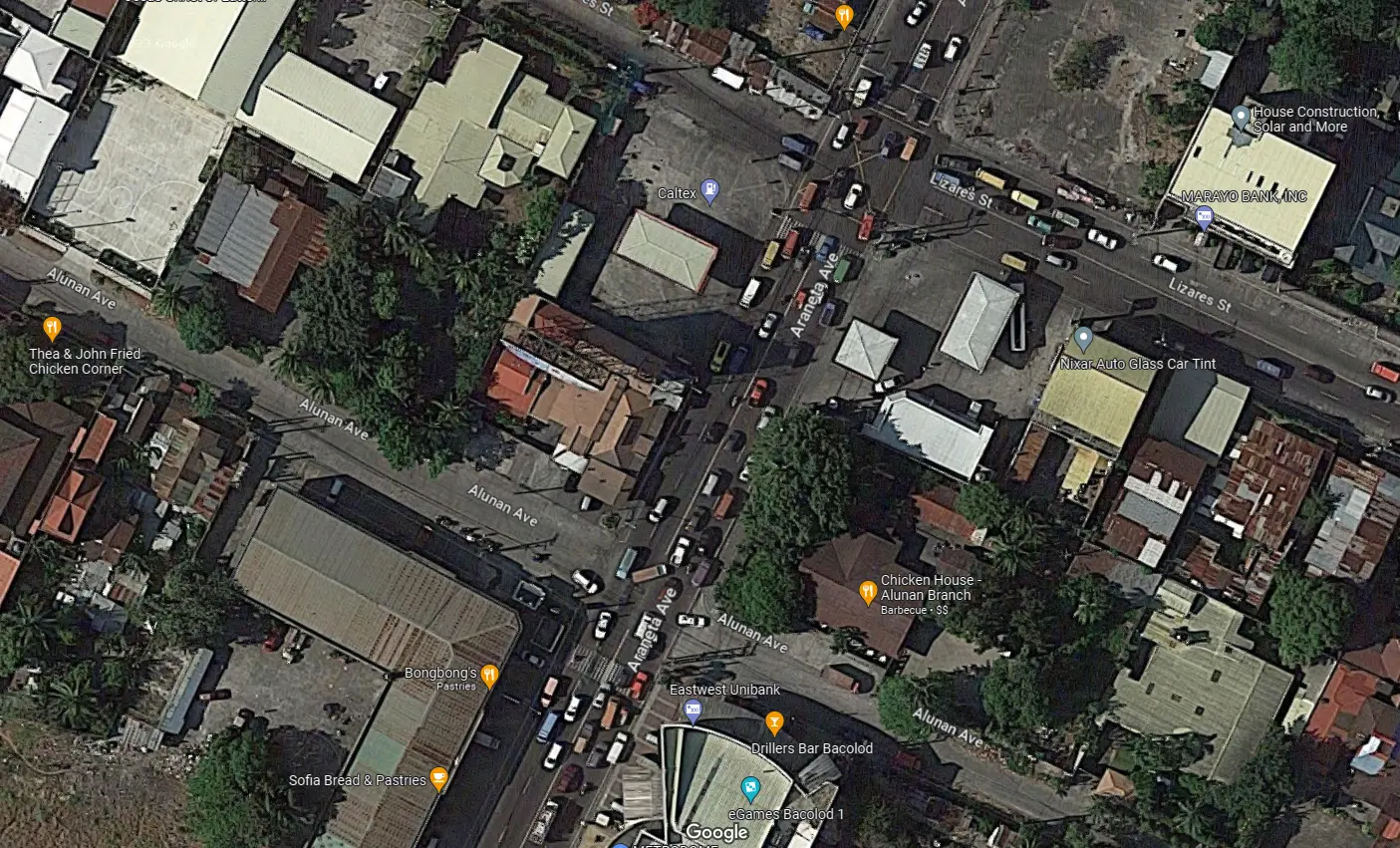 Aerial view of the property in Bacolod City